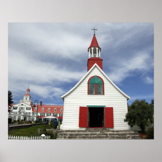 Canada, Quebec, Tadoussac. Petite Chapelle, Poster (Voorkant)