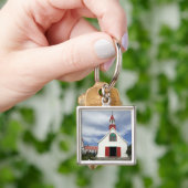 Canada, Quebec, Tadoussac. Petite Chapelle, Sleutelhanger (Hand)