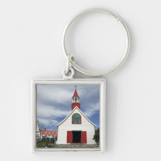Canada, Quebec, Tadoussac. Petite Chapelle, Sleutelhanger (Voorkant)