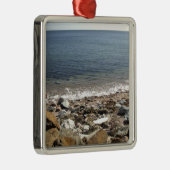 Canada, Quebec. VIA Rail Canada leidt de trein Metalen Ornament (Rechts)