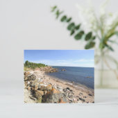 Canada, Quebec. VIA Rail Canada trein The 2 Briefkaart (Staand voorkant)