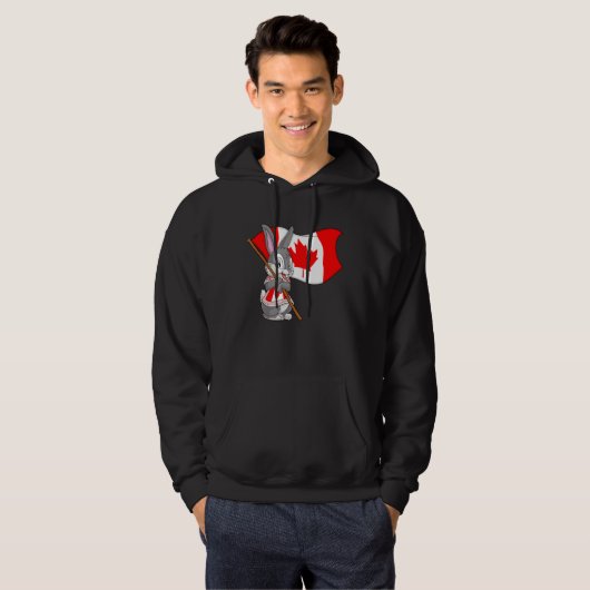 Canada Rabbit Hoodie (Voorkant volledig)