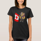 Canada Rasta Dog T-shirt (Voorkant)