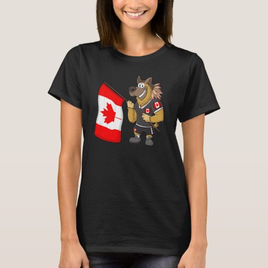 Canada Rasta Dog T-shirt (Voorkant)