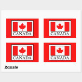 Canada Rechthoekige Sticker (Vel)