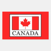 Canada Rechthoekige Sticker (Voorkant)