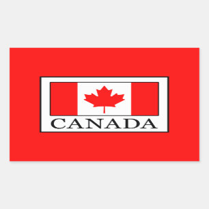 Canada Rechthoekige Sticker