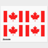 Canada Rechthoekige Sticker (Vel)