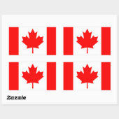 Canada Rechthoekige Sticker (Vel)