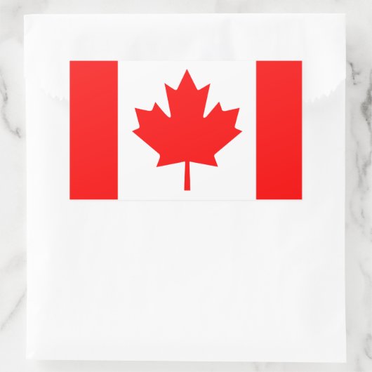 Canada Rechthoekige Sticker (Tas)