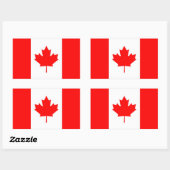 CANADA RECHTHOEKIGE STICKER (Vel)