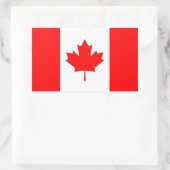 CANADA RECHTHOEKIGE STICKER (Tas)