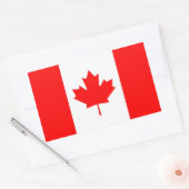 CANADA RECHTHOEKIGE STICKER (Envelop)