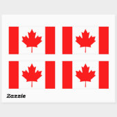 Canada Rechthoekige Sticker (Vel)