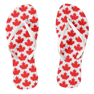 Canada Red Maple Leaf Canadian Teenslippers