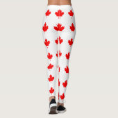 Canada Red Maple Leaf Leggings (Achterkant)