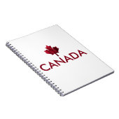 Canada Red Maple Leaf Notitieboek (Rechterzijde)
