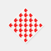 Canada Red Maple Leaf Pattern Servet (Hoek)
