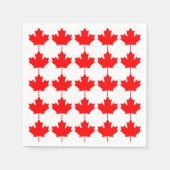 Canada Red Maple Leaf Pattern Servetten (Voorkant)