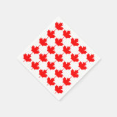 Canada Red Maple Leaf Pattern Servetten (Hoek)