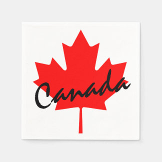 Canada Red Maple Leaf Servetten