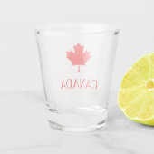 Canada Red Shot Glas (Achterkant)