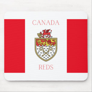 Canada Reds Wrexham FC-Briefkaart Muismat
