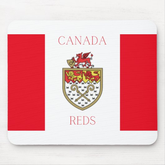 Canada Reds Wrexham FC-Briefkaart Muismat (Voorkant)