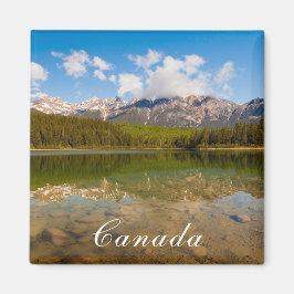 Canada-reflectie over het waterlandschap magneet