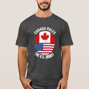 Canada regelt de Amerikaanse drools T-shirt