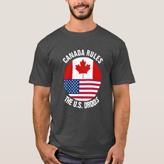 Canada regelt de Amerikaanse drools T-shirt (Voorkant)