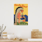 Canada Reisposter Canadian Pacific Kunstprint Poster (Keuken)