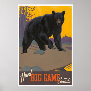 Canada Reisposter Kunst Jachtprint Sport Deco Poster