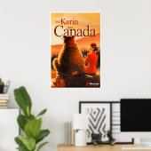 Canada Reisposter Martinair Kunst Stewardess Poster (Thuiskantoor)