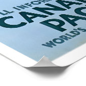 Canada Reisposter Visserij Kunst Retro Prin Poster (Hoek)