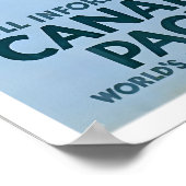 Canada Reisposter Visserij Kunst Retro Print (Hoek)