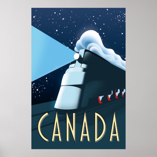 Canada-reisposter voor locomotieven poster (Voorkant)