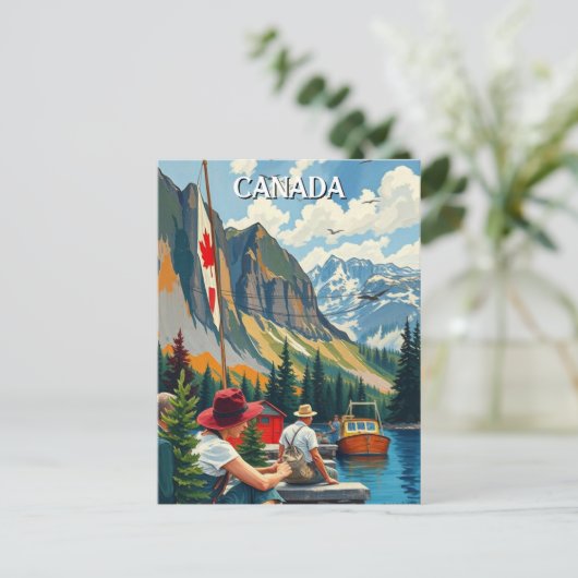 Canada Reizen Briefkaart (Staand voorkant)