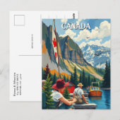 Canada Reizen Briefkaart (Voorkant / Achterkant)