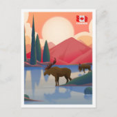 Canada Reizen Briefkaart (Voorkant)