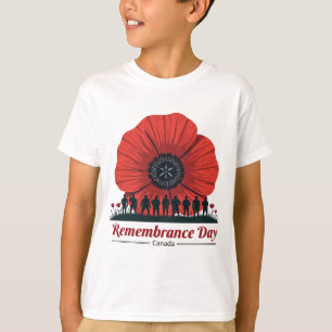 Canada Remembrance Day - Eerbetoon aan veteranen T-shirt