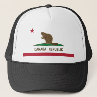 Canada Republiek California Flag Beaver Trucker Pet