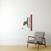 Canada Republiek California Flag Beaver Wandkleed (In situ)