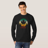 Canada Retro Distress Maple Leaf T-shirt (Voorkant volledig)