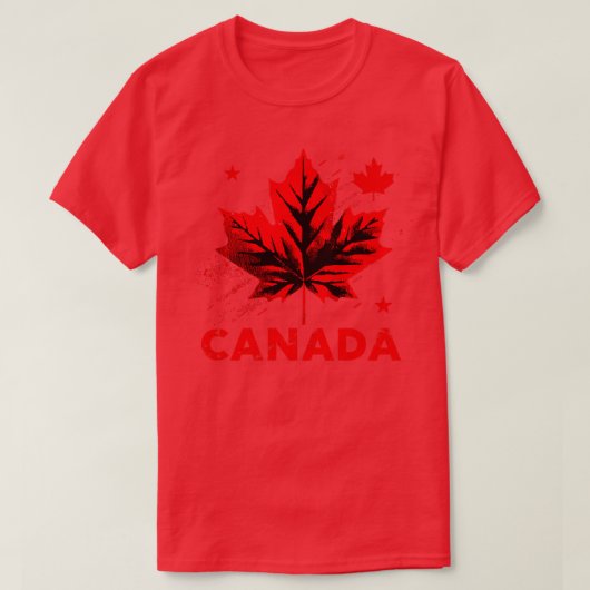 Canada Retro esthetisch T-shirt (Design voorkant)