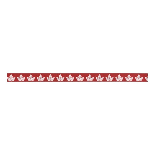Canada Ribbon Paper Gepersonaliseerd Canada Ribbon Grosgrain Lint (Voorkant)