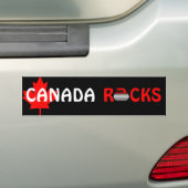 Canada Rocks - Curling Bumpersticker (Op auto)