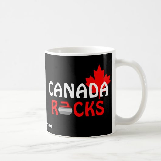Canada Rocks - Curling Koffiemok (Rechts)