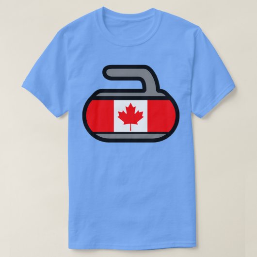 Canada Rocks Curling Rockers T-shirt (Design voorkant)