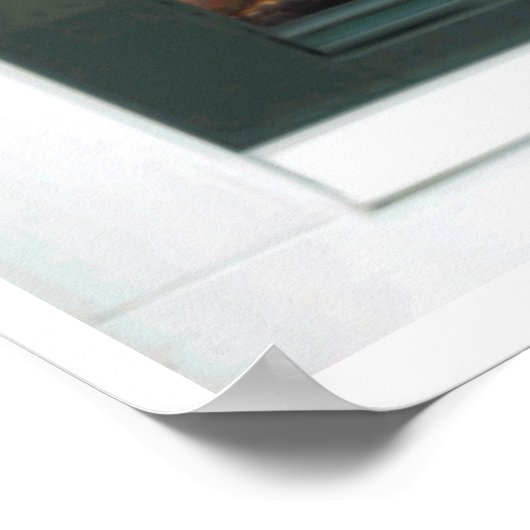 Canada Rocky Mountains Faux Window Uitzicht Poster (Hoek)